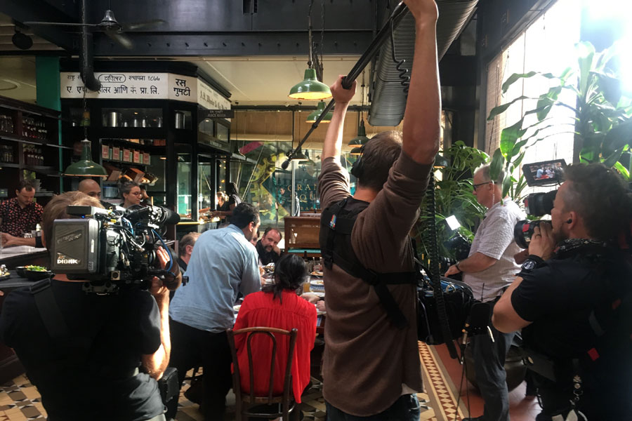 UK Fixer London production manager film crew shooting in Dishoom Kings Cross 2